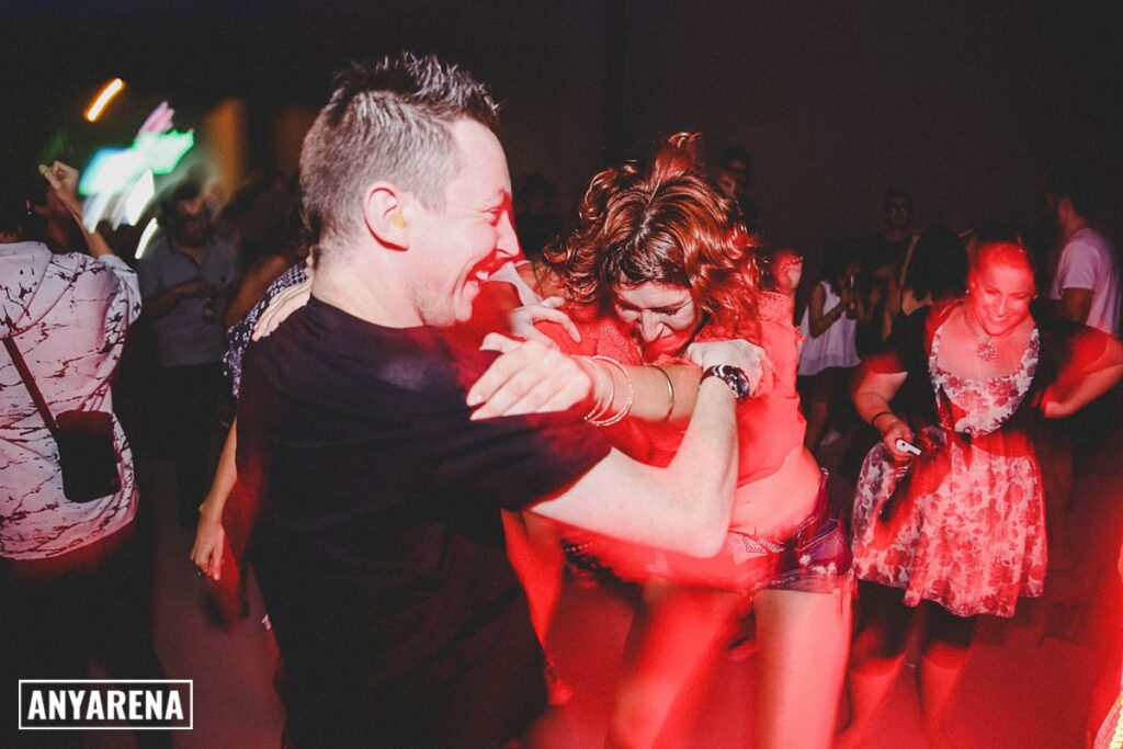 Dancers at a Scientific Sound Asia event, Ho Chi Minh City.