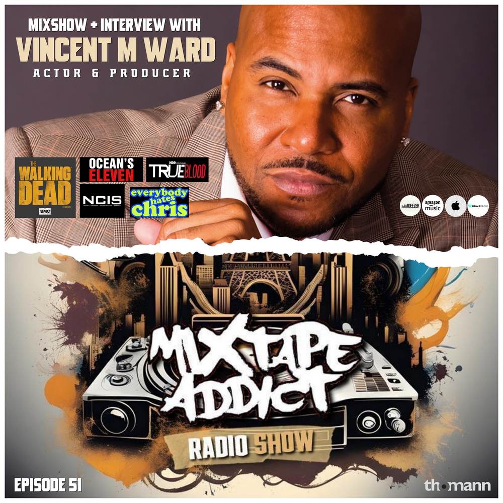 DJ King Flow interviews Vincent M Ward for Mixtape Addict 51.