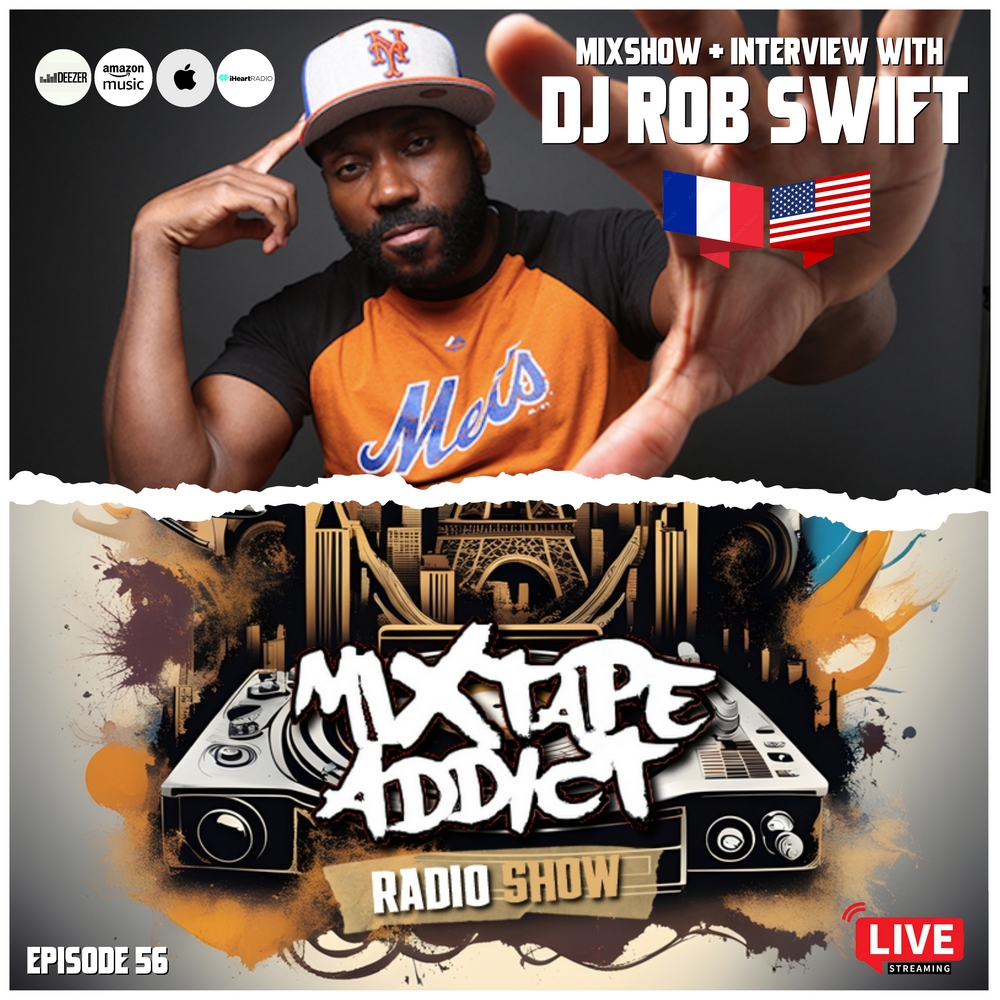 DJ King Flow interviews DJ Rob Swift for Mixtape Addict 56.