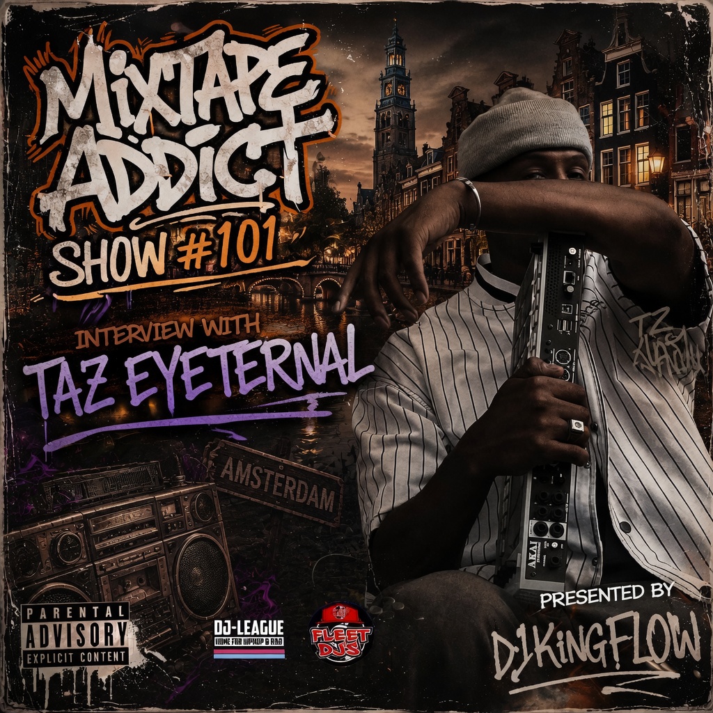 DJ King Flow interviews Taz Eyeternal for Mixtape Addict 101.