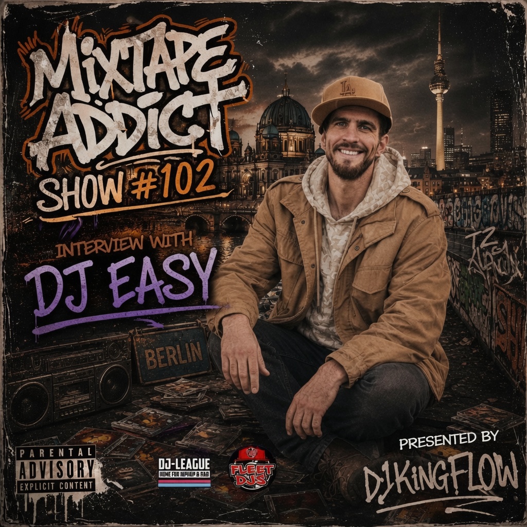 DJ King Flow interviews DJ Easy for Mixtape Addict 102