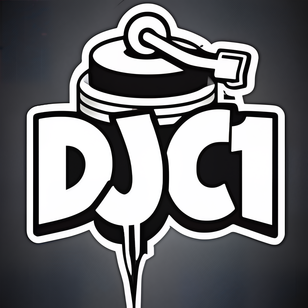 Official logo of American DJ C1, former Californian DJ, featuring a stylised turntable design.