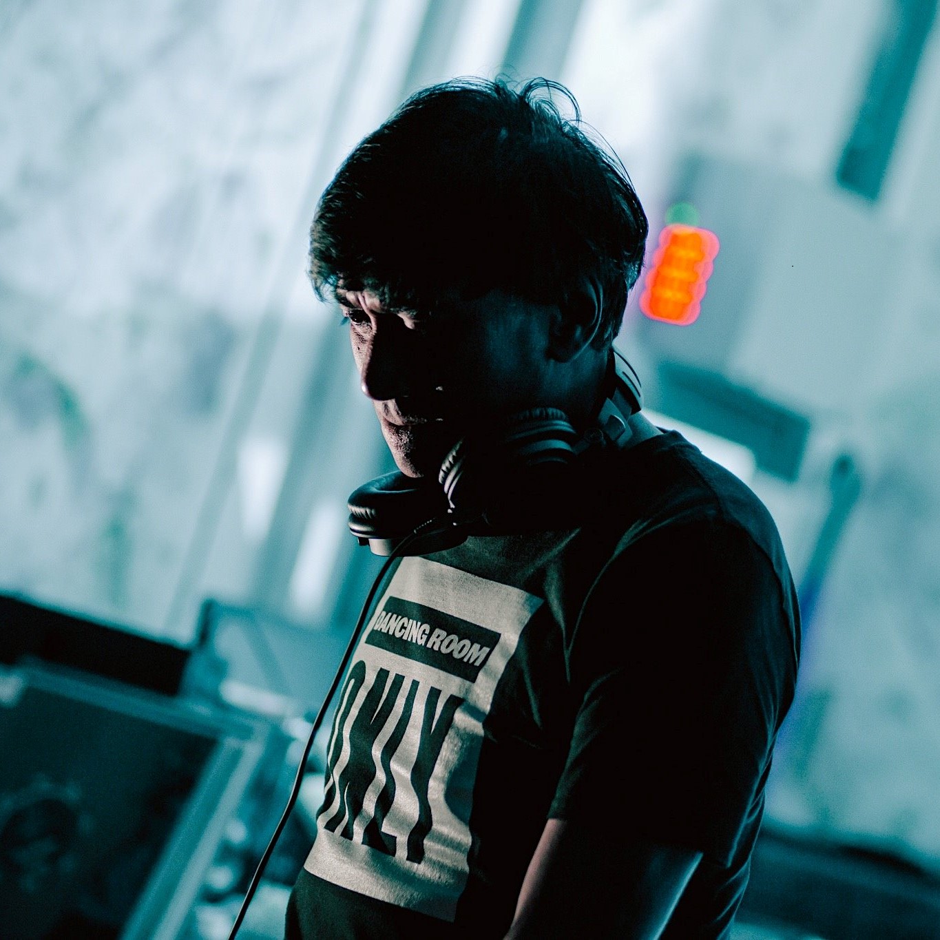 Singaporean DJ and producer Brendon P at Kilo Lounge, colour image.