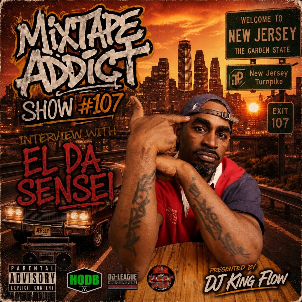 DJ King Flow interviews El Da Sensei for Mixtape Addict 107