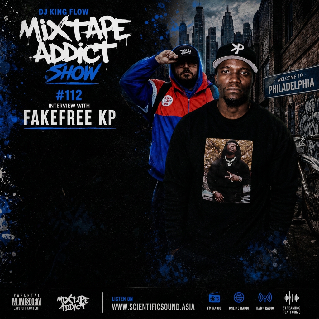 DJ King Flow interviews Fakefree KP for Mixtape Addict 112