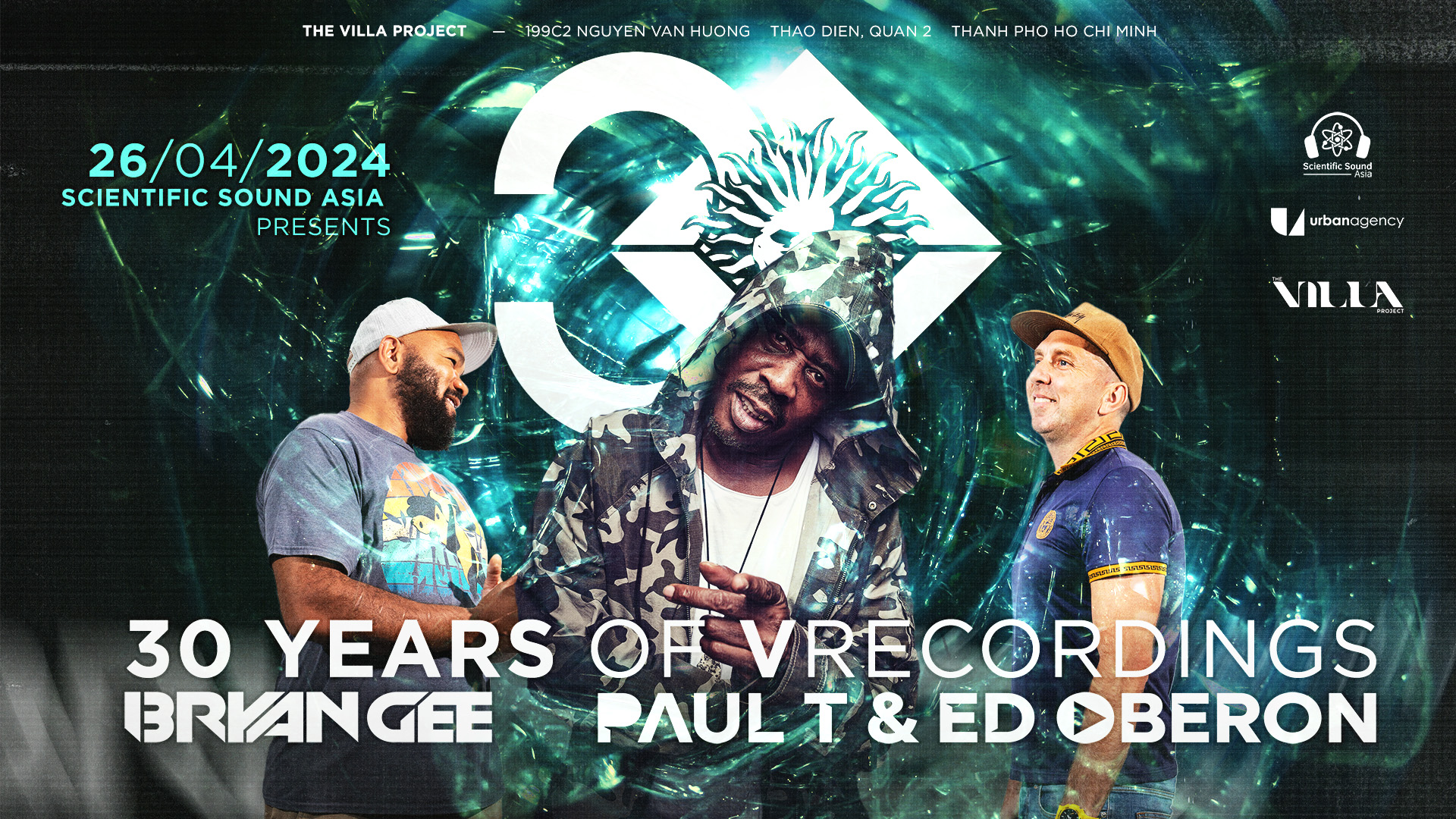 30 Years of V Recordings Vietnam with Bryan Gee, Paul T & Edward Oberon.