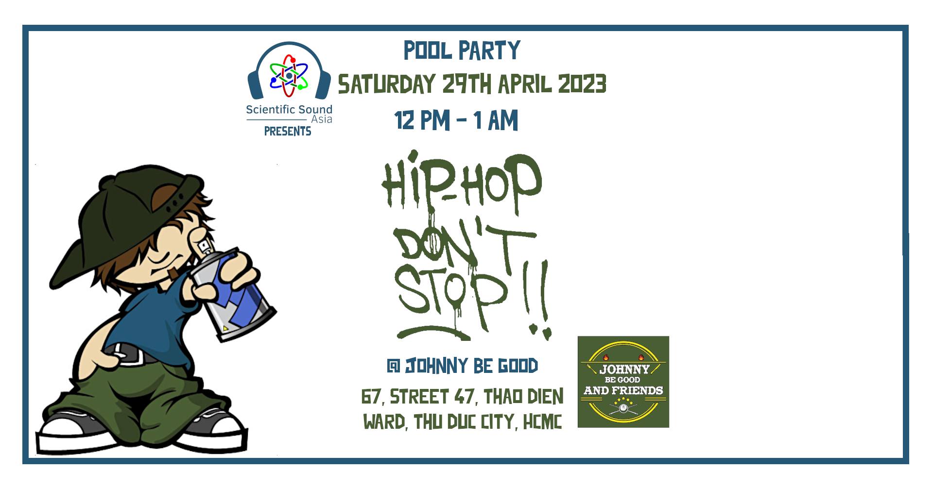 Hip Hop Don't Stop 8 Pool Party.