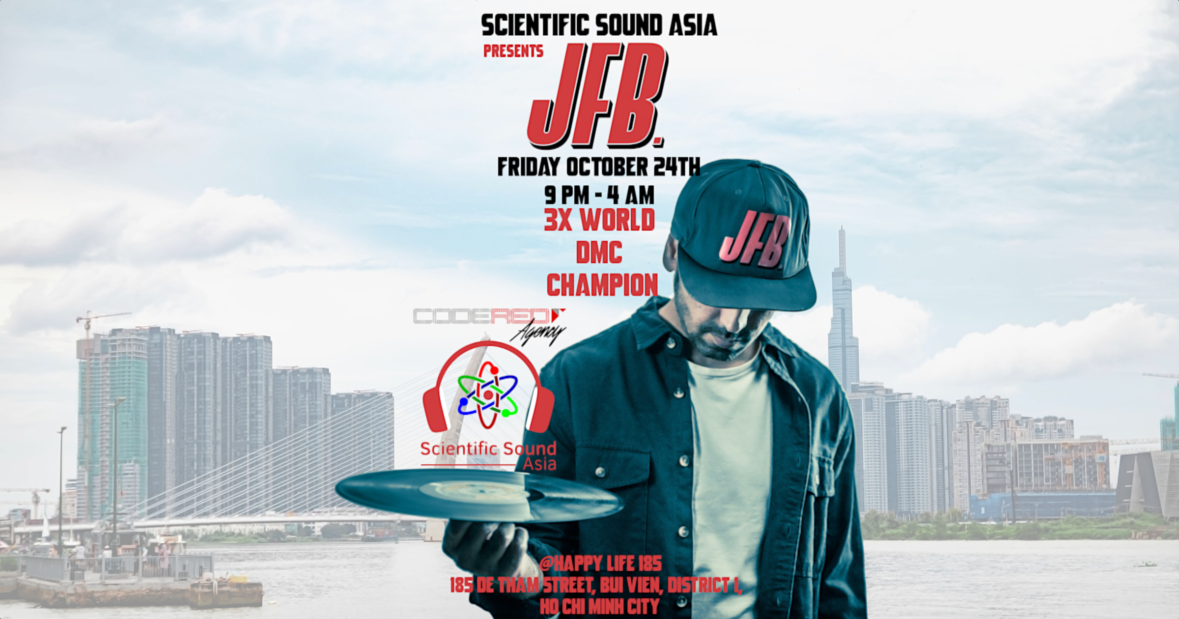 Scientific Sound Asia Presents JFB – 3x World DMC Champion in Ho Chi Minh City