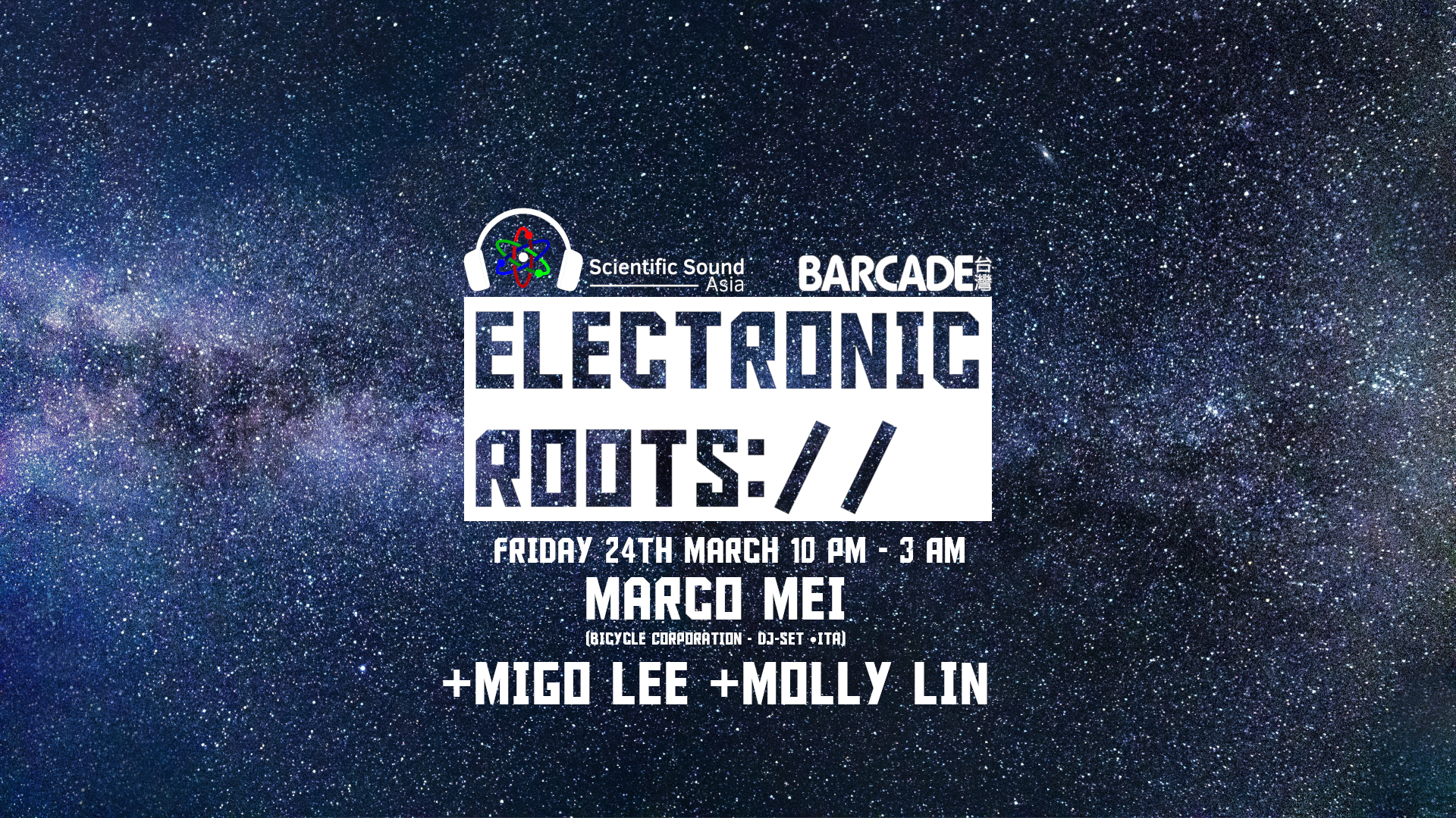 Scientific Sound Asia X Barcade Taiwan ~ Electronic Roots
